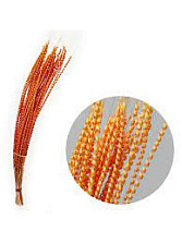 Ветки декор  Спираль (ива) 40шт 80см красные