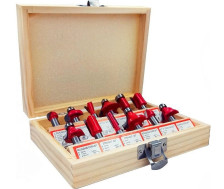 Набор фрез по дереву, 12 предметов VERTEXTOOLS 05-05-0512