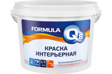 Краска моющая белая матовая (13л) Formula Q8