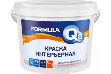 Краска моющая белая матовая (13л) Formula Q8