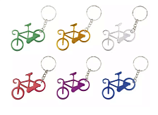 Брелок 5-719906 для ключей "велосипед" алюминиевый цвета в ассортименте(12) AR
