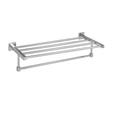 Полка для полотенец GFmark, квадрат, хром 84142