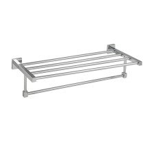 Полка для полотенец GFmark, квадрат, хром 84142