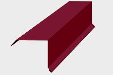 Планка ветровая л/к 100х80х2500 вишня