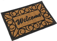Коврик кокосовый Добро пожаловать 60х90см