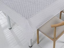 Клеенка Alexa LSM 1,37х20м ажурная без основы 012-1 белая