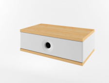 Столик навесной "Робин Wood Лайт" Белый