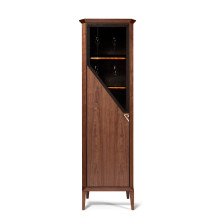 Шкаф с витриной Дельта ГМ1471-01 ольха, американский орех
