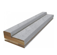 Коробка дверная универсальная (деталь) Бетон светлый 2070х70х31 (Бастион)