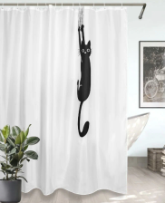 Штора для ванной комнаты 180x200см CAT 2 (white) ch-21325