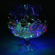 Гирлянда "Метраж" уличная Д: 5 м, нить силикон, LED-52-220V контроллер 8р МУЛЬТИ 1079979