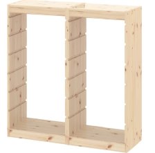 Каркас шкафа 182х45х31см вертикальный двойной деревянный