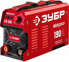 Аппарат ЗУБР СА-190 190 А сварочный инверторный MMA RED MACHINE