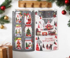 Набор полотенец рогожка 35х60х2шт Доляна Волшебного года 6988429