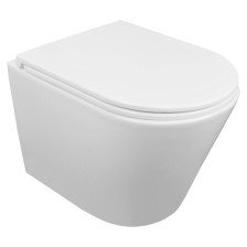 Унитаз подвесной AZARIO Teramo AZ-0053-UQ3 Торнадо Скрытое безободковый с сиденьем микролифт