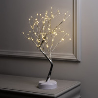 Светодиодный куст 0,45м "Ива" 108LED AAx3+USB Т/БЕЛЫЙ 7943797