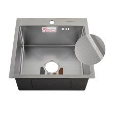 Мойка врезная 50х50 (0,8) h=220 дизайн 505033 Fabia Profi