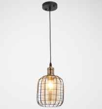 Светильник BayerLux 1хЕ27/40Вт черный 4964627 лофт