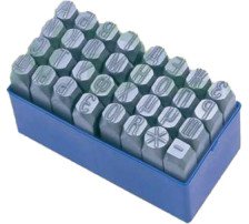 Клейма буквенные №3 сталь 32 шт 37149