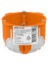 Коробка установочная скрытой установки D68х50мм,г/к IP30, SQ1403-2002 оранжевый