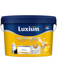 Краска Ultra Resist для кухни и ванной полуматовая BW (2,5л) Dulux / Luxium