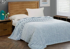 Плед велсофт в чемодане Marmari 008-MAR синий Cleo Размер: 180х200