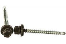 Саморезы для крепления кровли 4,8х51 150шт со св  RAL 8004 шок-коричн 