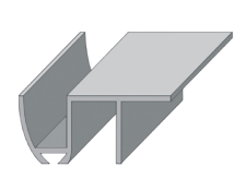 Направляющая RENZ нижняя для раздвижных дверей 1 м