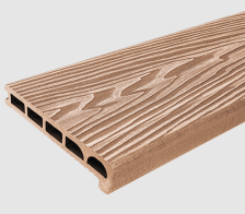 Ступень узкая (полуступень) T-DECKS PREMIUM 3D орех браш (3000х170х25 мм)