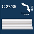 Плинтус потолочный С27/35 2,0м 32х32 (140) 