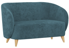 Диван Рикко SENSEY MINERAIL BLUE/бесцветный лак (кат2)