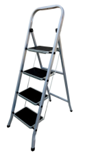 Стремянка СК314 4 ступени широкие прорезин 