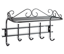 Вешалка Грация 2/5 черный/черный В2-67