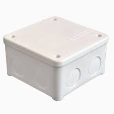 Коробка разветвительная о/у 85х85х45 135132 крышка на винтах серый