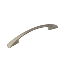 Ручка-скоба 128мм бабочка никель матовый