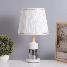 Светильник настольная "Луиза" Е27/40Вт led черный дымчатый 10603469