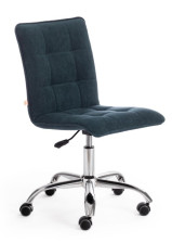 Кресло ZERO велюр Clermon, малахит, 089