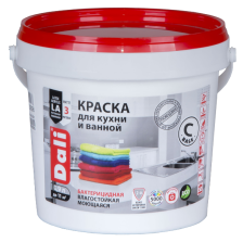 Краска для кухни и ванной база С 0,9л Dali