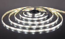 Лента светодиодная 12V 30LED 7,2W/m 5050 IP65 белый холодный (герметичная)