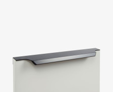 Ручка торцевая RT111BL 300мм черный матовый