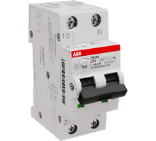 Выключатель дифференциального тока АВВ 2р 16А 30мА AC30 DS201 ABB 2CSR245080R1164