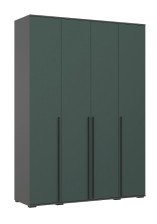 Шкаф 4-створчатый Норд (1600) Изумрудный/Графит