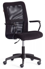 Кресло Staff флок/ткань, черный, 35/W-11