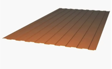 Поликарбонат профилированный коричневый 0,8мм (1,15х2м) Sunnex МП-20 (У) 