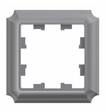 Рамка 1-м Atlas Design ANTIQUE ATN100901 сталь
