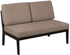 Диван-скамья мягкая, массив, Uno Latte, венге (кат2)