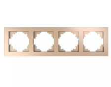 Рамка 4-м GFR00-7004-02 шампань Катрин