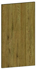 Фасад ДУБЛИН 396 х 716 мм правый-левый МДФ пленка Дуб Американский