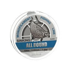 Леска Nautilus All round 100м 0,22мм, 7,4кг 302 531