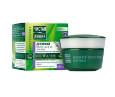 Крем для лица ЧИСТАЯ ЛИНИЯ от 55лет Шлемник и Морошка 45мл ФИТО дневной
